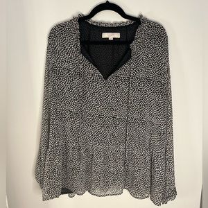 LOFT Tulip Blouse XL
